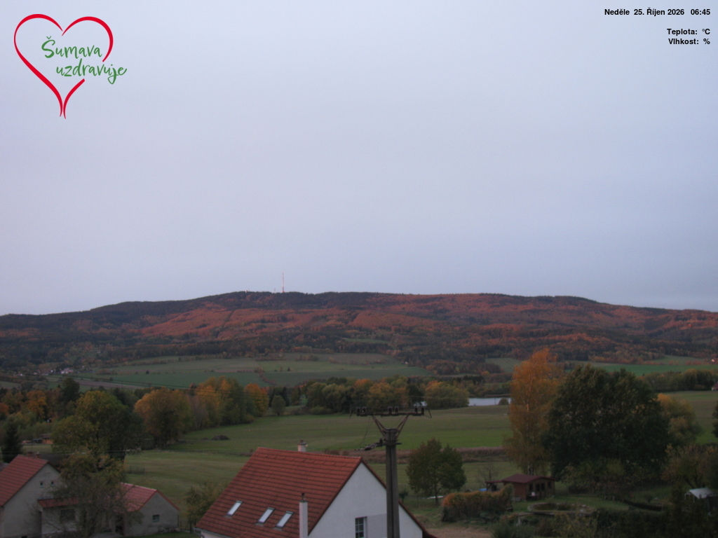 Mříč - pohled na Kleť
