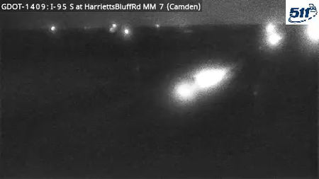 GDOT-1409: I-95 S at HarrietsBluffRd MM 7 (Camden) - Webcams