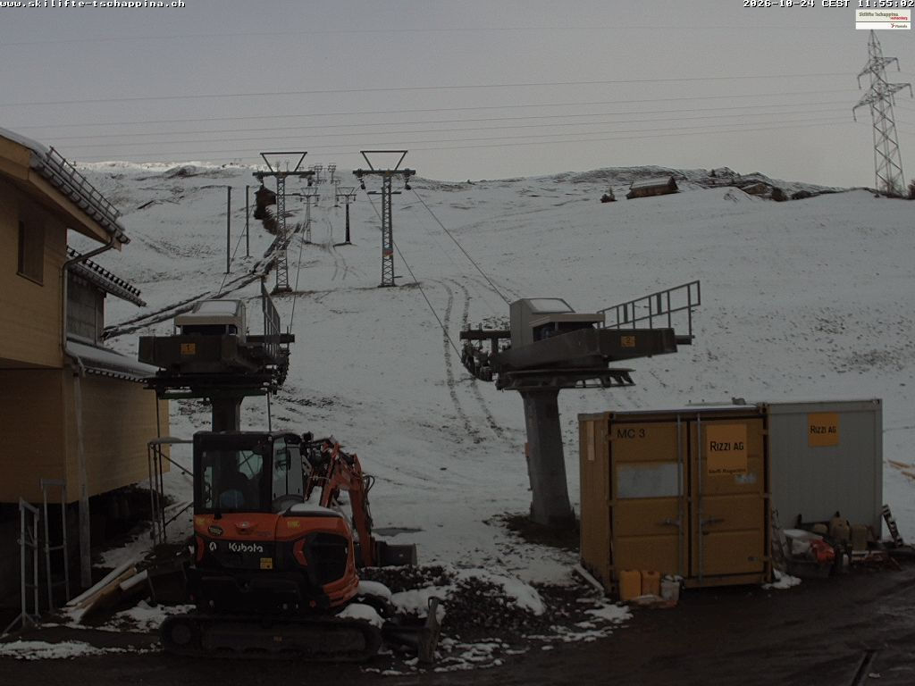 Tschappina - Obergmeind - Skilift Lüsch - Kamera web