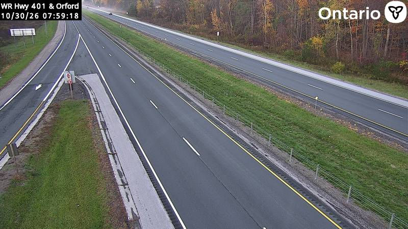 Highway 401 at Orford Road - Yesterday