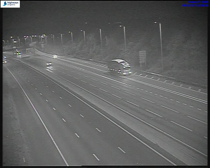 M1 J23A South Kegworth Interchange - Вчера