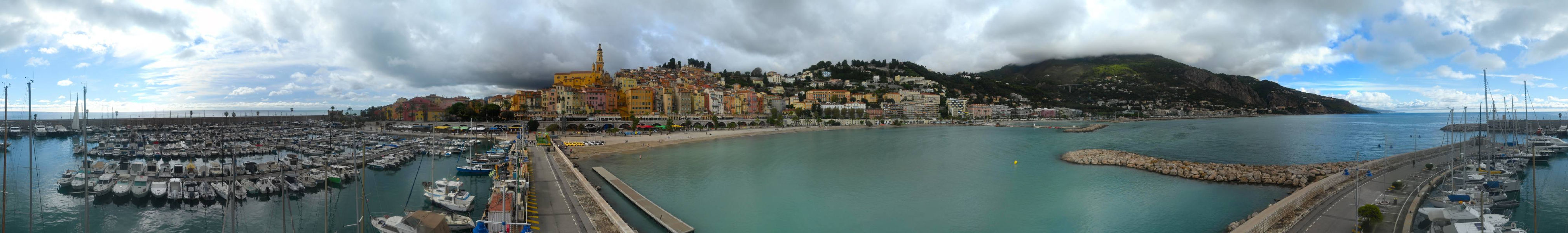 Menton - Plage des Sablettes - Webcams
