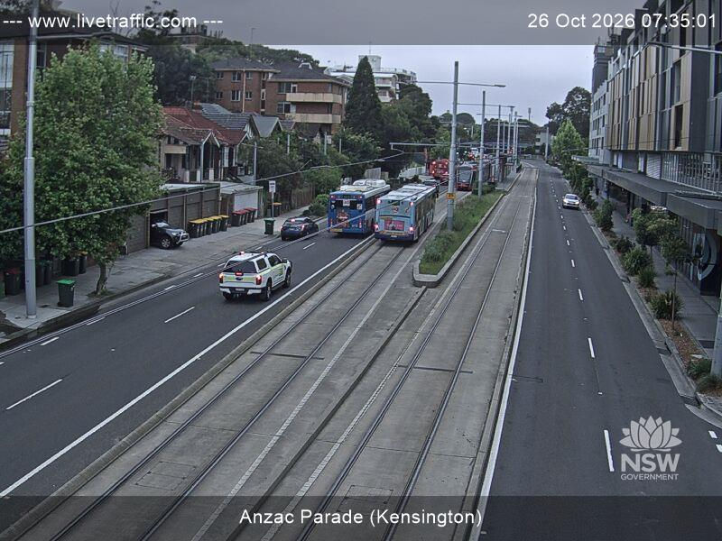 Anzac Parade (Kensington) - Yesterday