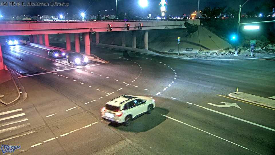 E. McCarran Blvd @ I80 EB Offramp - Yesterday
