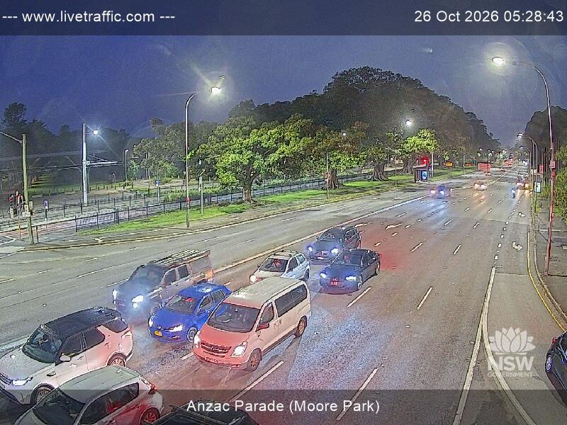 Anzac Parade (Moore Park) - Yesterday