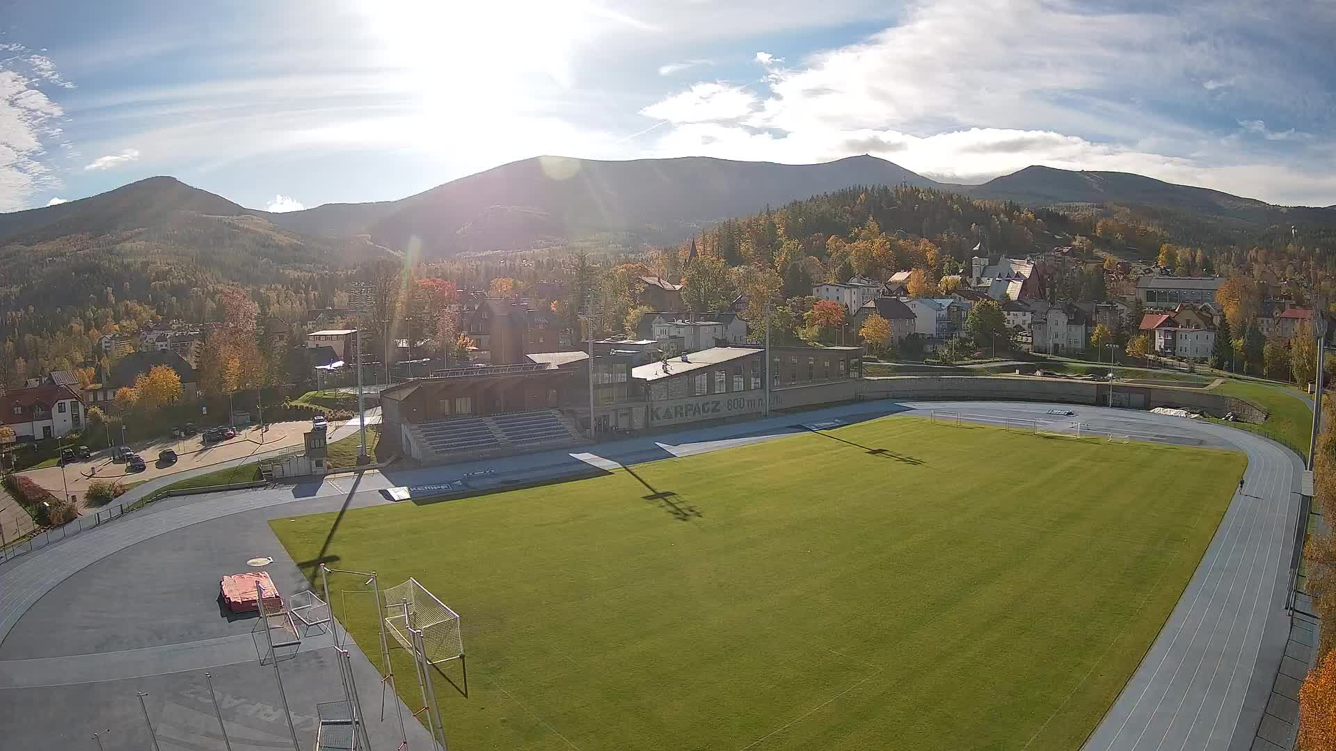 Stadion lekkoatletyczny im. Ireny Szewińskiej w Karpaczu - Webcams