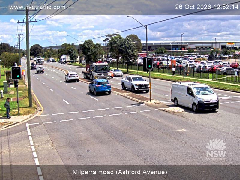 Milperra Road (Ashford Avenue) - Yesterday