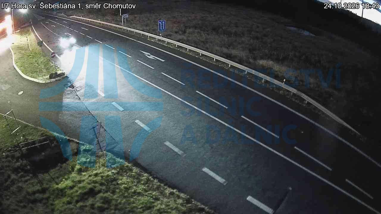 Hora Svatého Šebestiána - včera