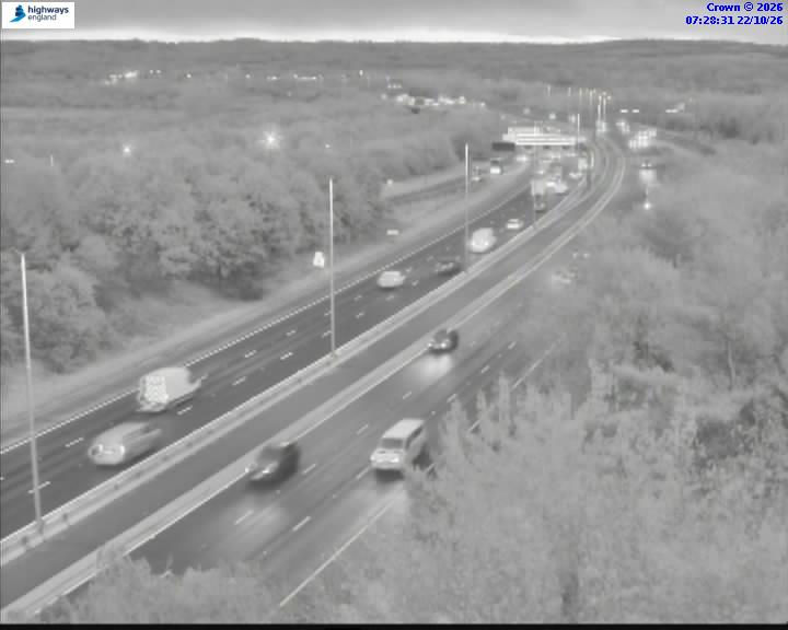 M1 J44 Rothwell Interchange - Вчера