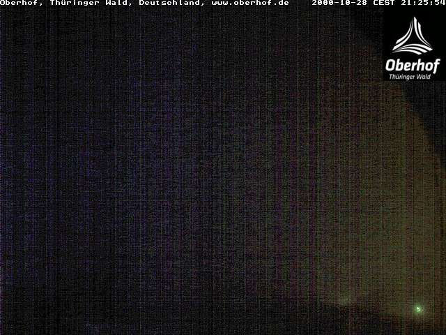 Oberhof - Blick vom Sportgymnasium - Yesterday