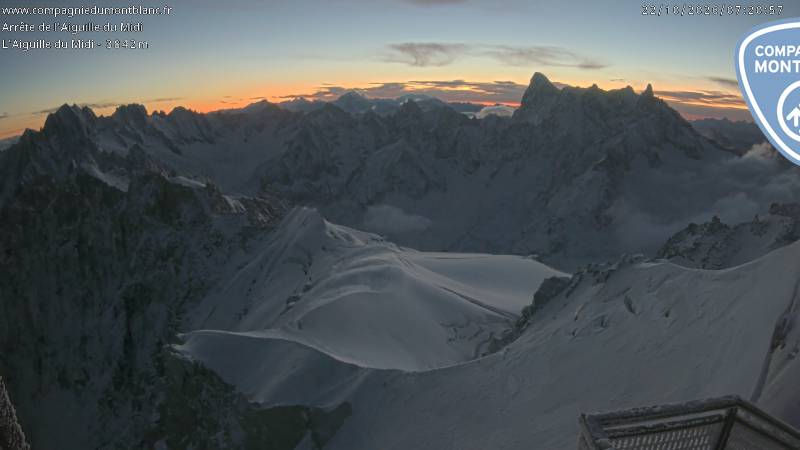 Chamonix-Mont-Blanc - Aiguille du Midi - 웹카메라