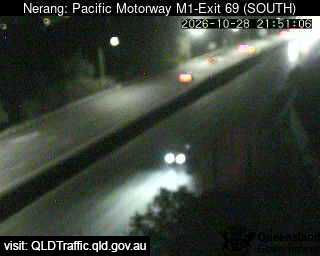 Nerang - Pacific Motorway M1 - Exit 69 - South - Webcams