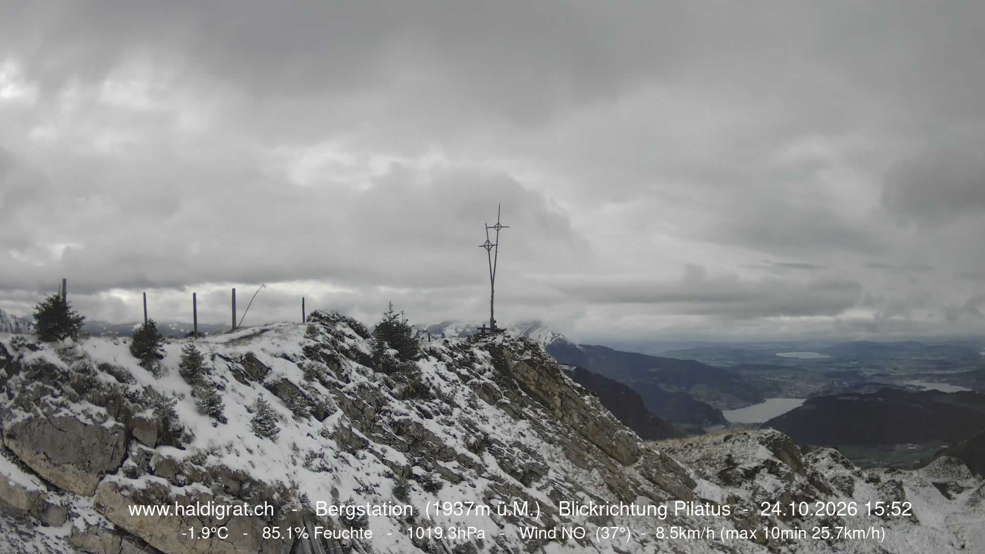 Niederrickenbach - Haldigrat West Pilatus - Kamera web