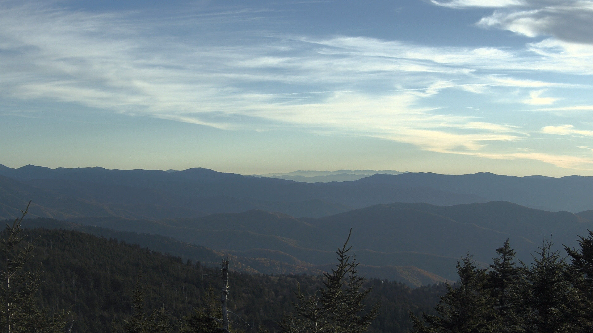 Great Smoky Mountains National Park Clingmans Dome - Yesterday