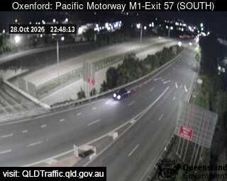 Oxenford - Pacific Motorway M1 - Exit 57 - South - Webcams
