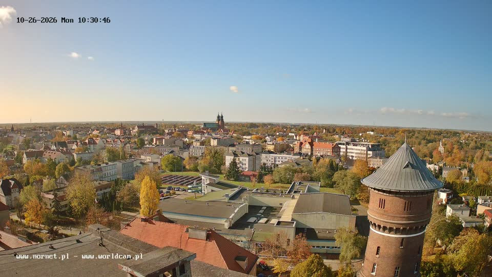 Gniezno - Panorama miasta - Wczoraj