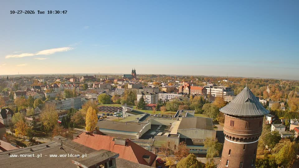 Gniezno - Panorama miasta - Kamery internetowe