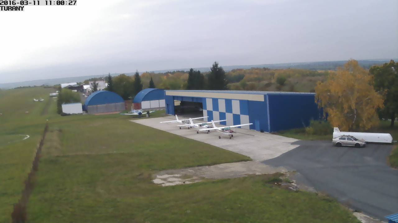 Slaný - letiště - Webcams