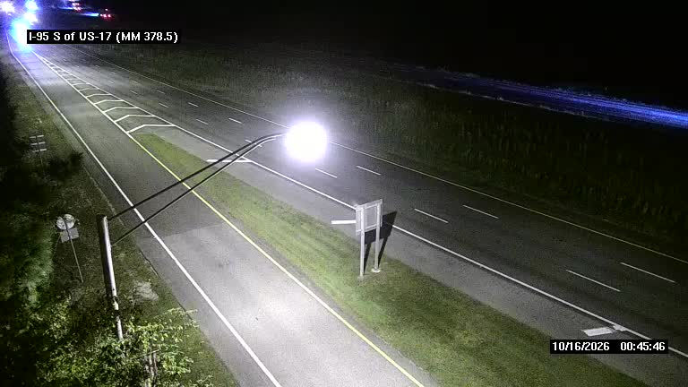 I-95 S of US-17 - Webcams
