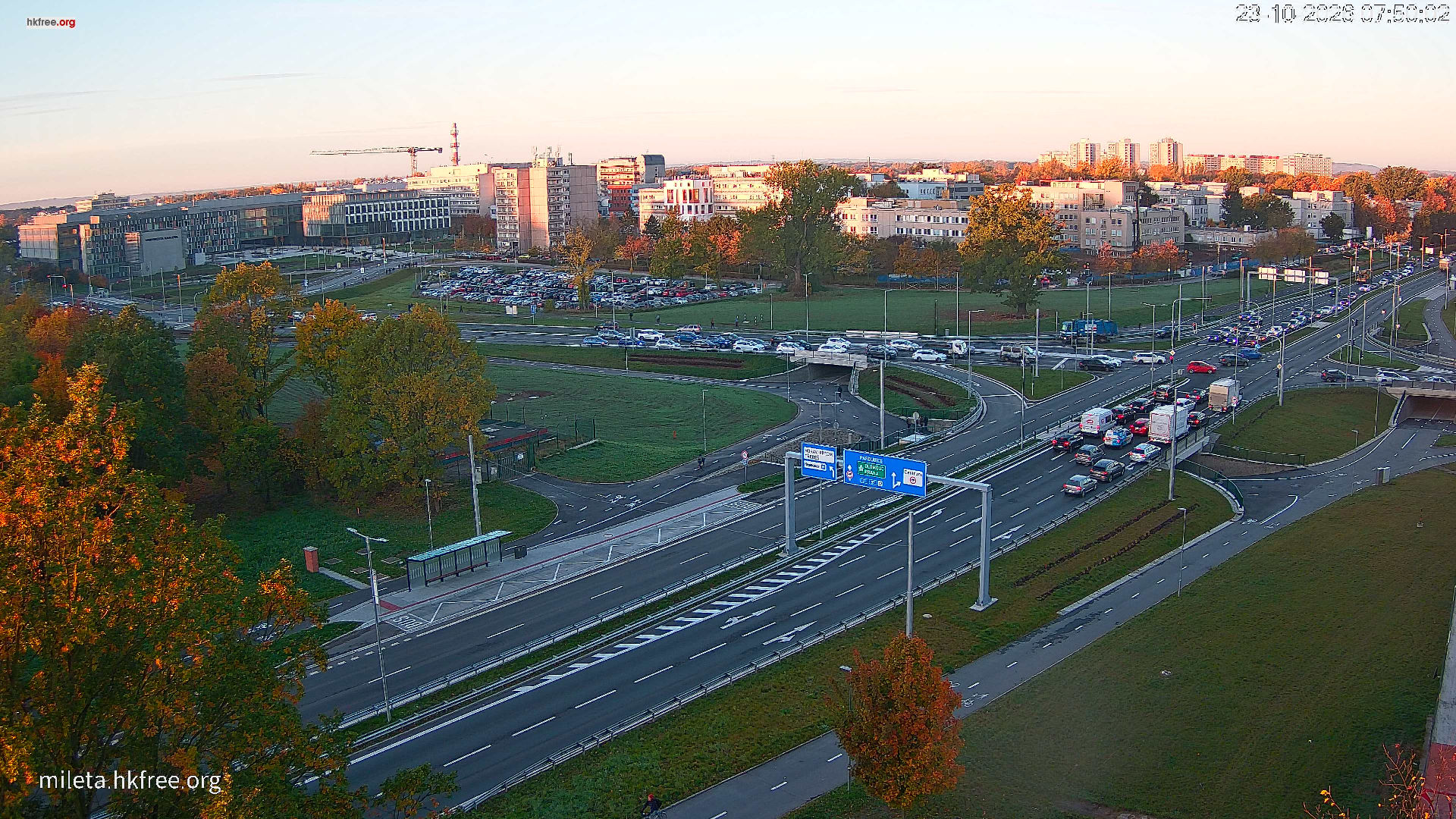 Křižovatka Mileta - Webkamery