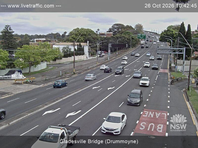 Gladesville Bridge (Drummoyne) - Yesterday