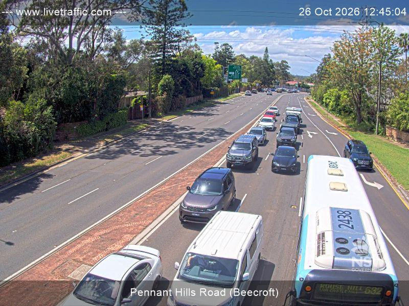 Pennant Hills Road (Beecroft) - Yesterday