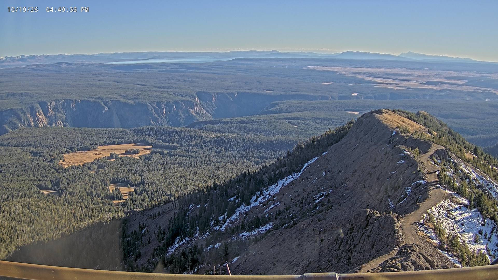 Yellowstone National Park Mount Washburn Fire Lookout South - Yesterday