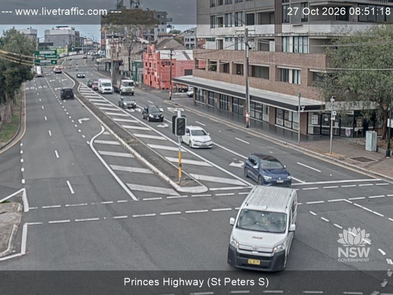 Princes Highway (St Peters S) - Webcams