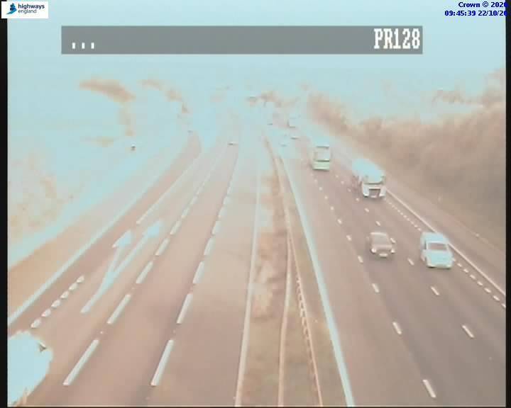 A1(M) J48 Boroughbridge Interchange - Вчера