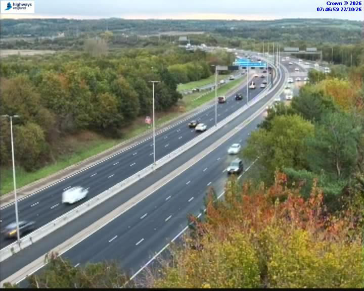 M1 J44 Rothwell Interchange - Вчера
