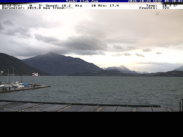 Zugersee - Yach Club Zug - Kamera web