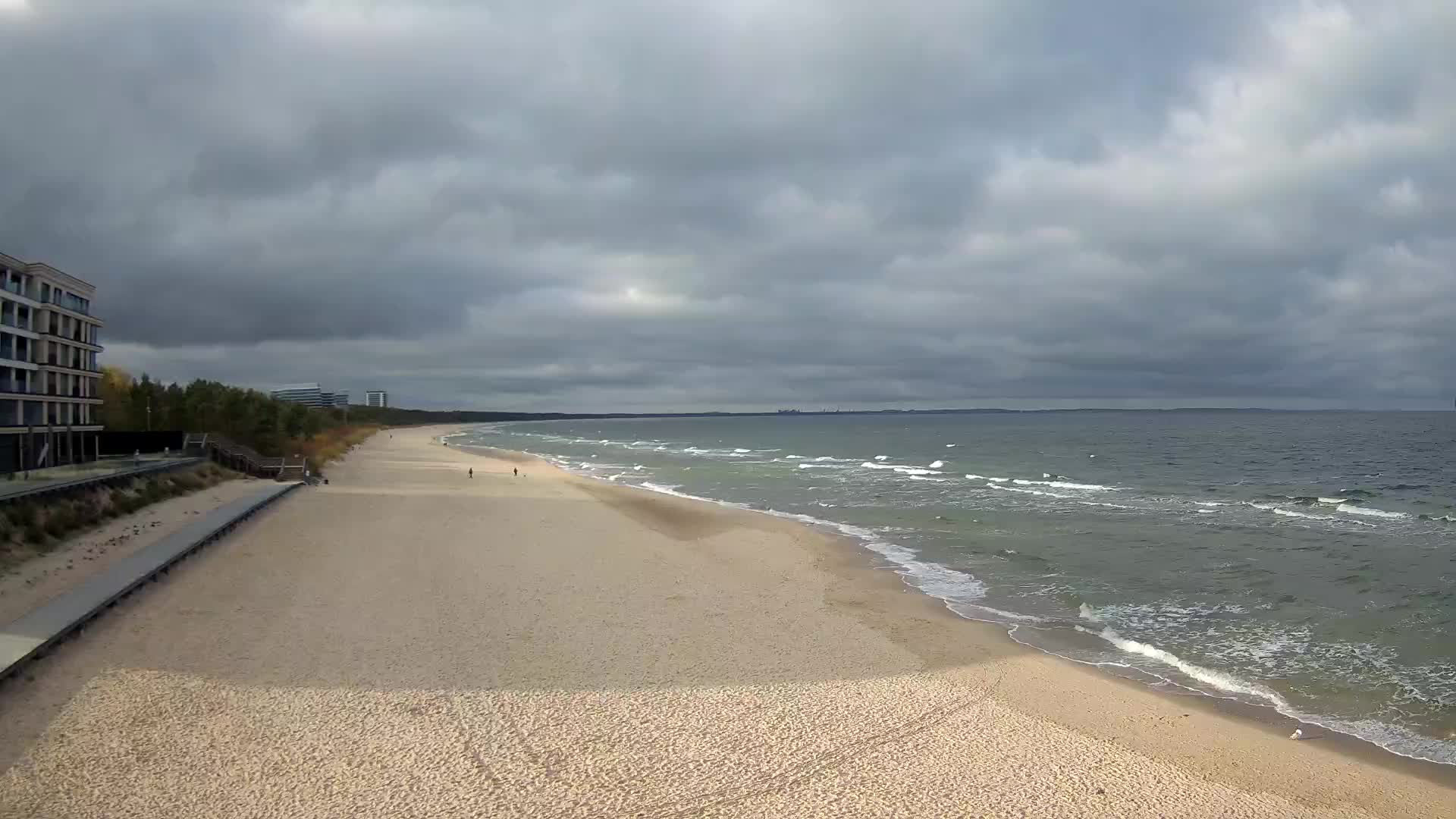 Międzyzdroje - widok na plażę - Webkamery