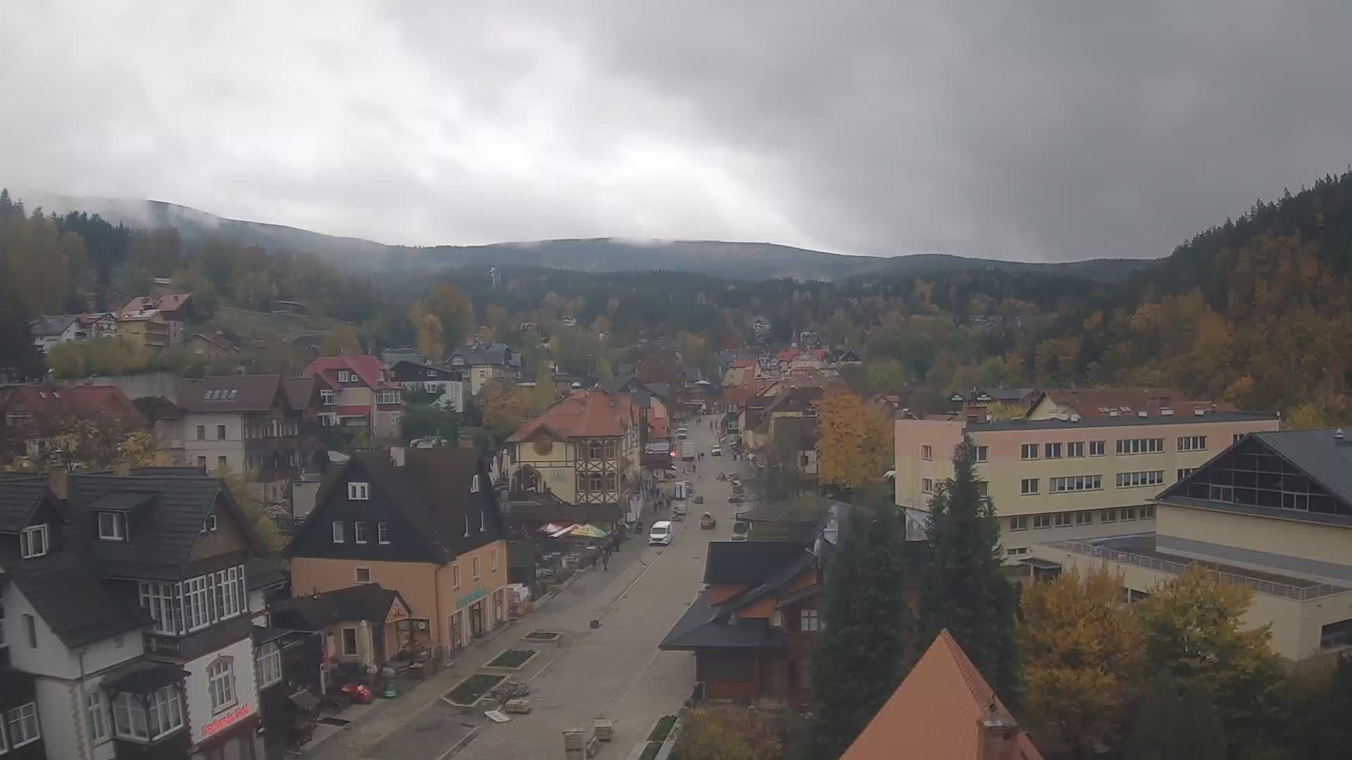 Karpacz - panorama miasta - Yesterday