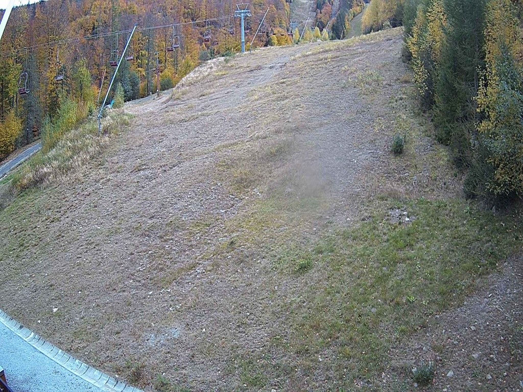 Ski areál SEVERKA v Dolní Lomné - včera