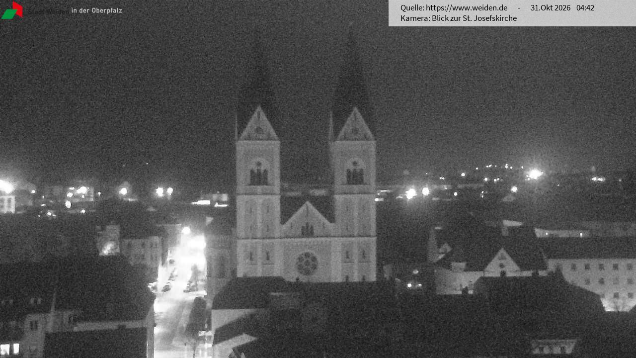 Weiden in der Oberpfalz - Josefskirche - Webkameras