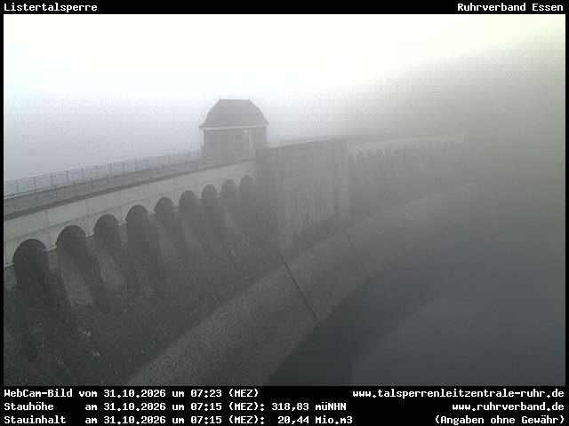 Listertalsperre - Webcams