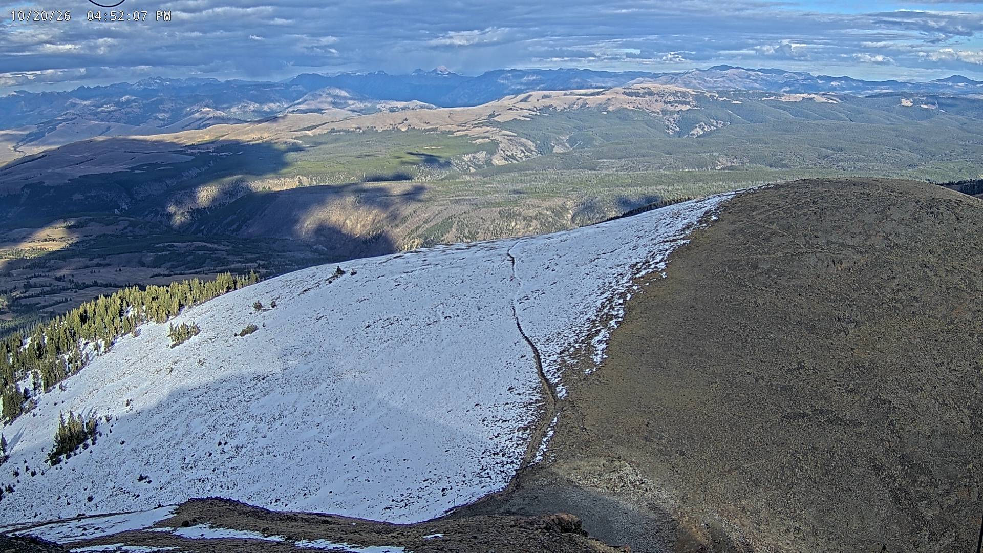 Yellowstone National Park Mount Washburn Fire Lookout Northeast - Webcams