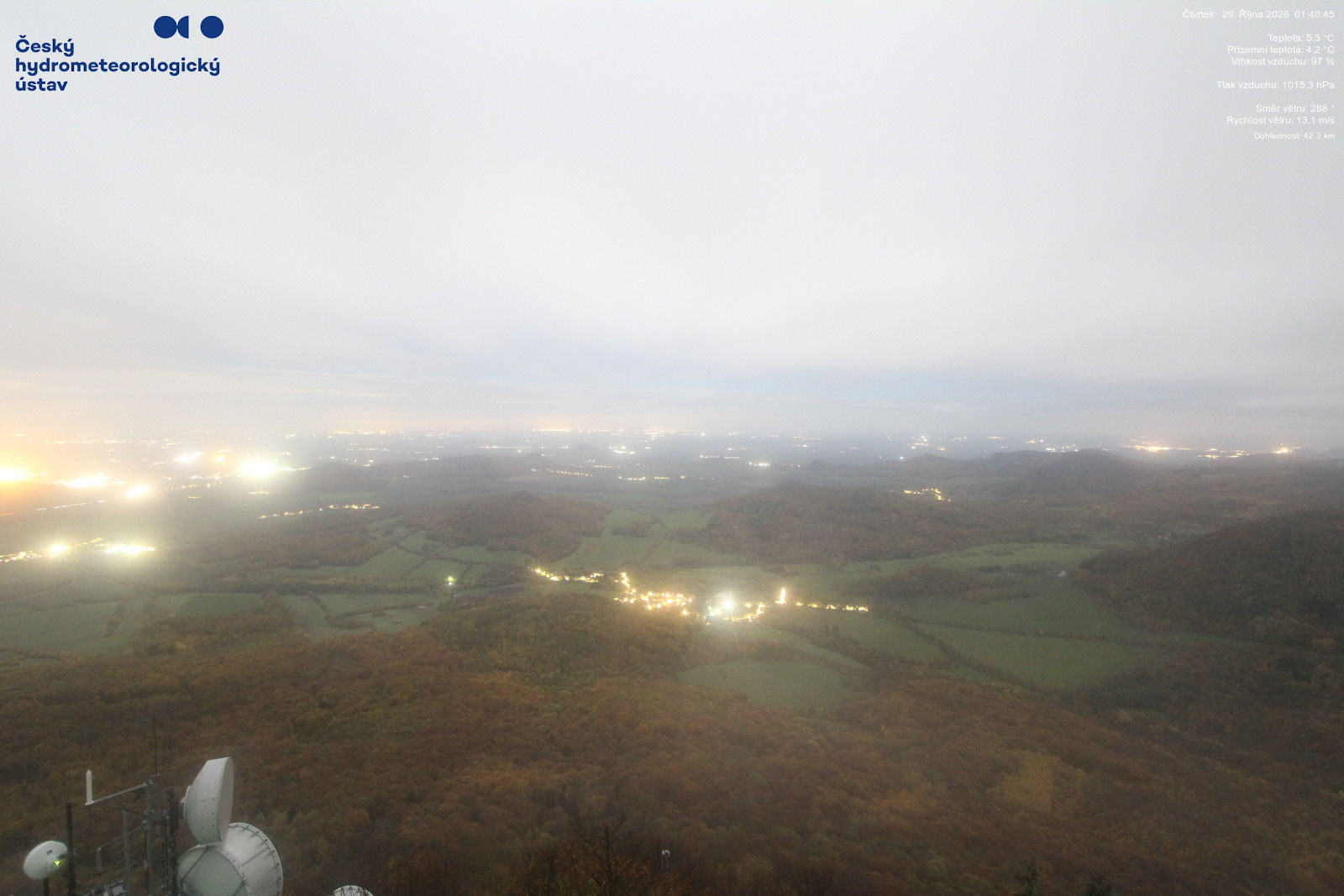 Milešovka - Včera