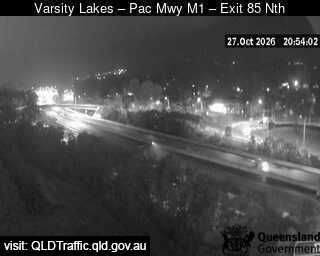 Varsity Lakes - Pacific Motorway M1 - Exit 85 - South - Yesterday