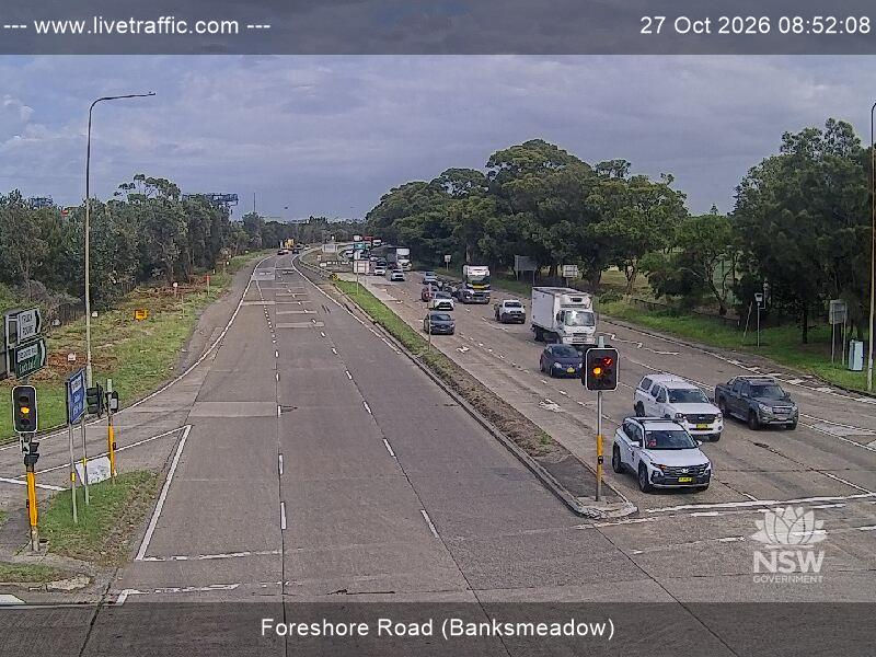 Foreshore Road (Banksmeadow) - Webcams
