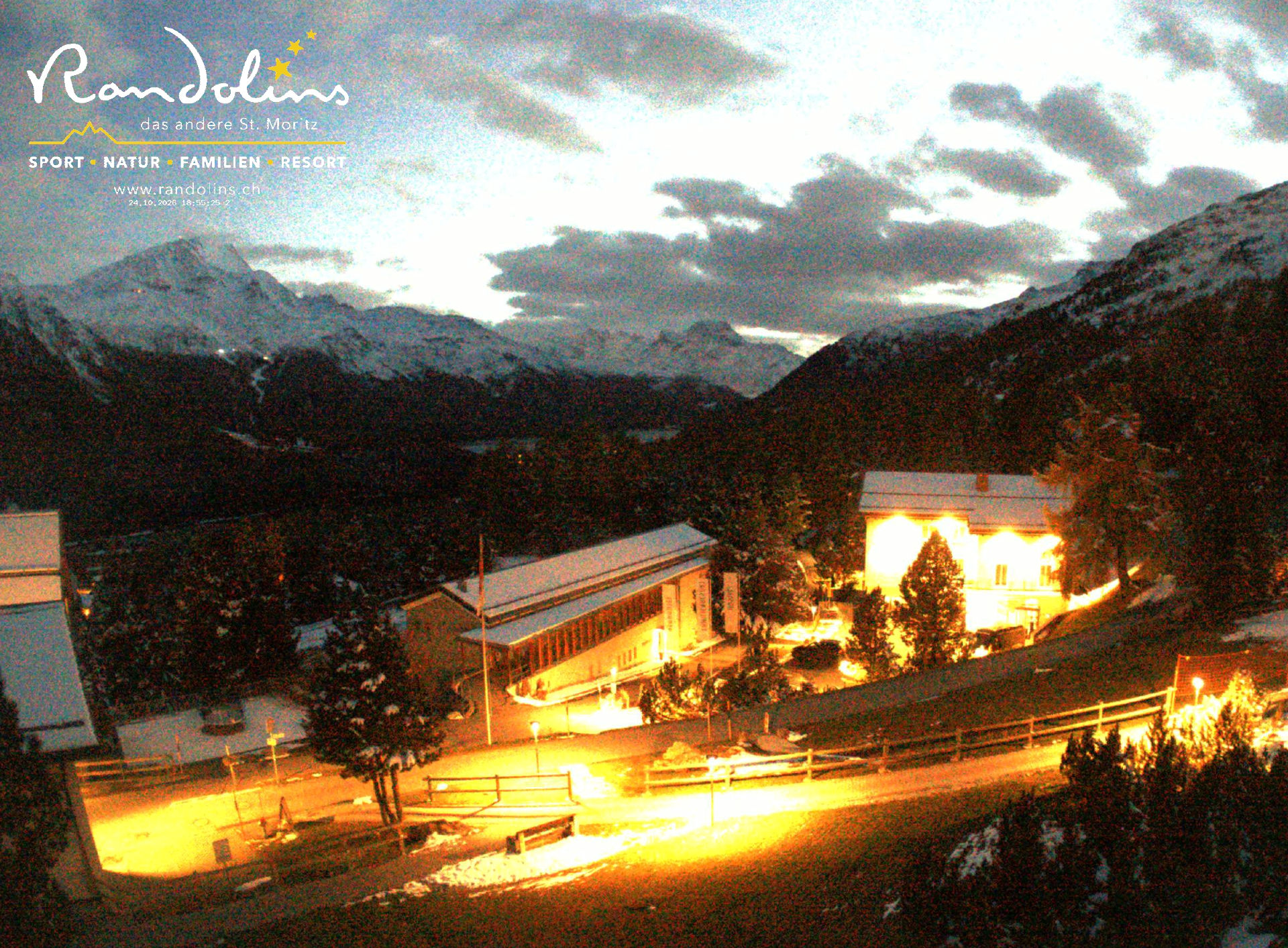 St. Moritz - Berghotel Randolins - Kamera web