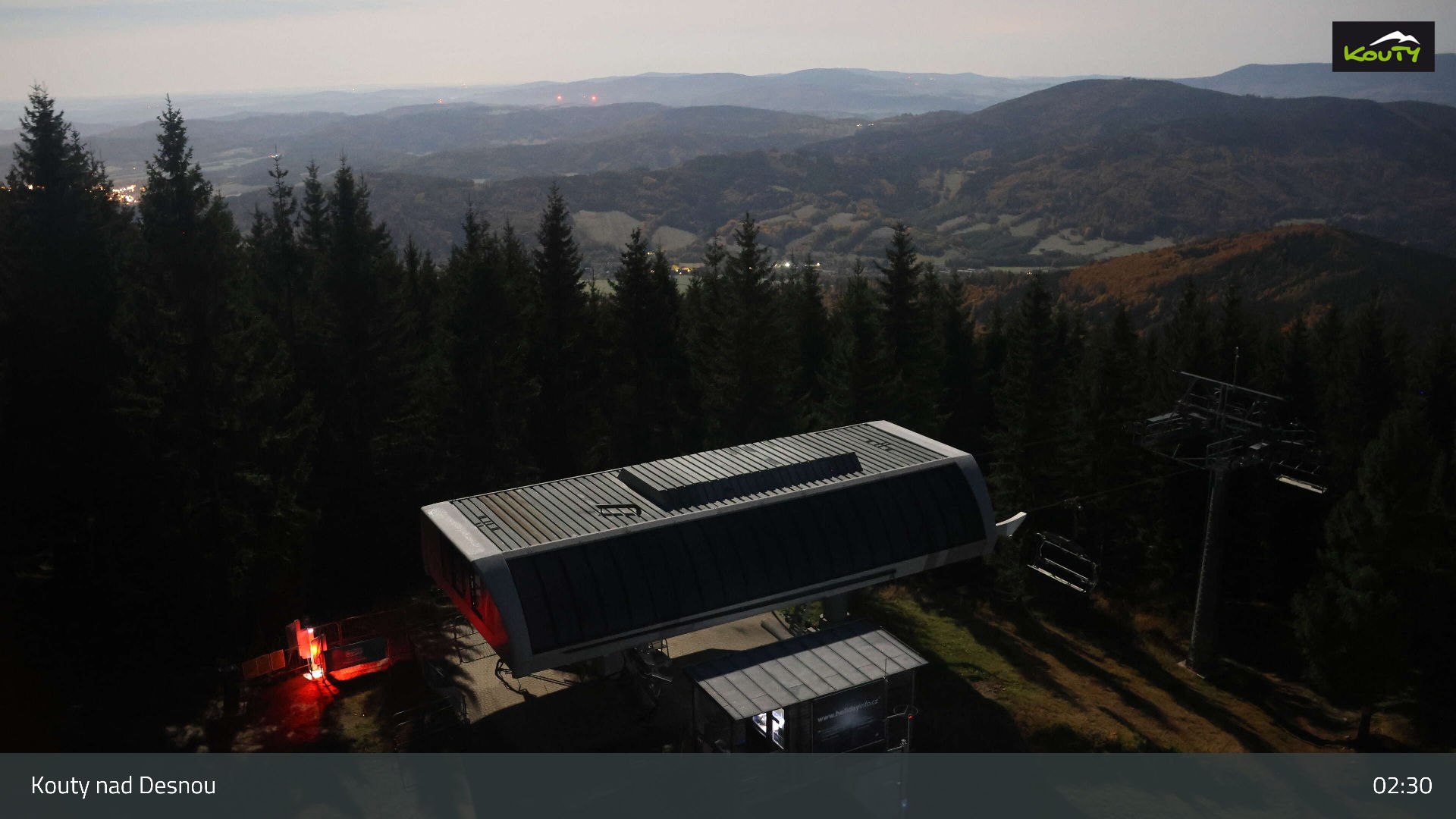 Kouty nad Desnou - včera