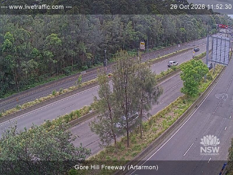 Gore Hill Freeway (Artarmon) - Yesterday