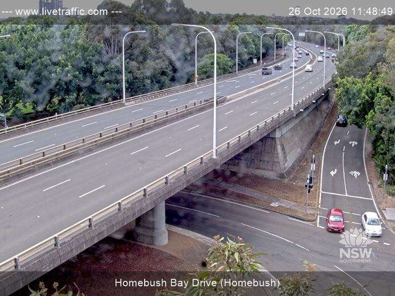 Homebush Bay Drive (Homebush) - Yesterday