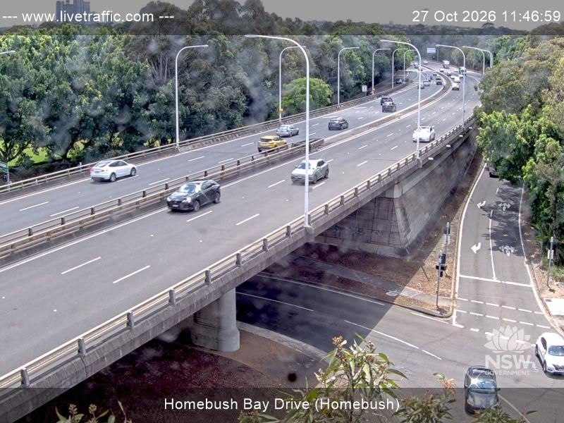 Homebush Bay Drive (Homebush) - Webcams