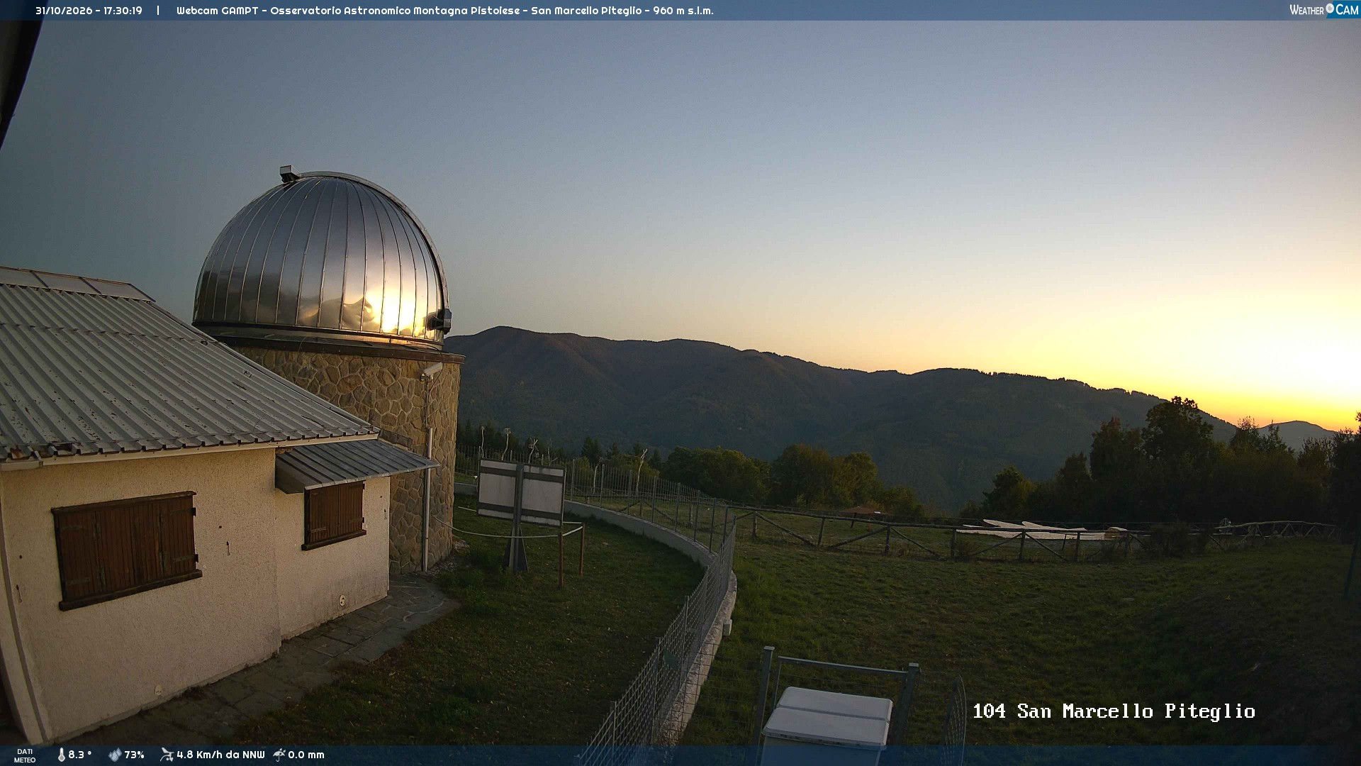 Osservatorio Pratorsi - Webcams