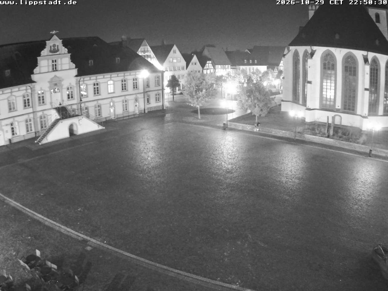 Rathausplatz Lippstadt, Blick auf das Rathaus - Yesterday