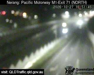 Nerang - Pacific Motorway M1 - Exit 71 - North - Yesterday