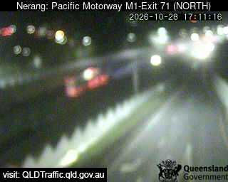 Nerang - Pacific Motorway M1 - Exit 71 - North - Webcams