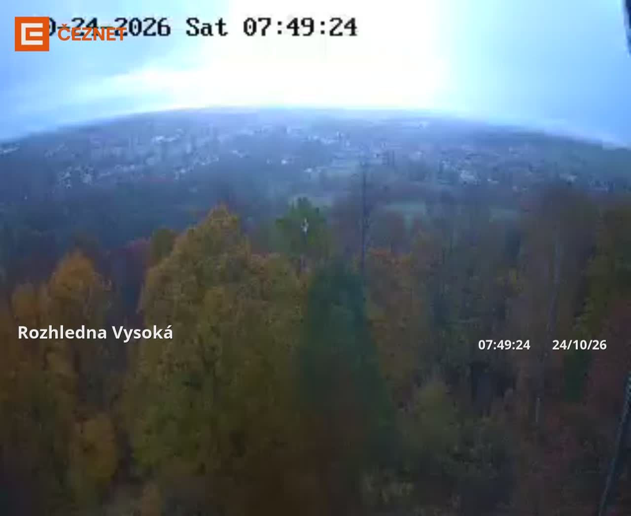 Tachov - Rozhledna Vysoká - včera
